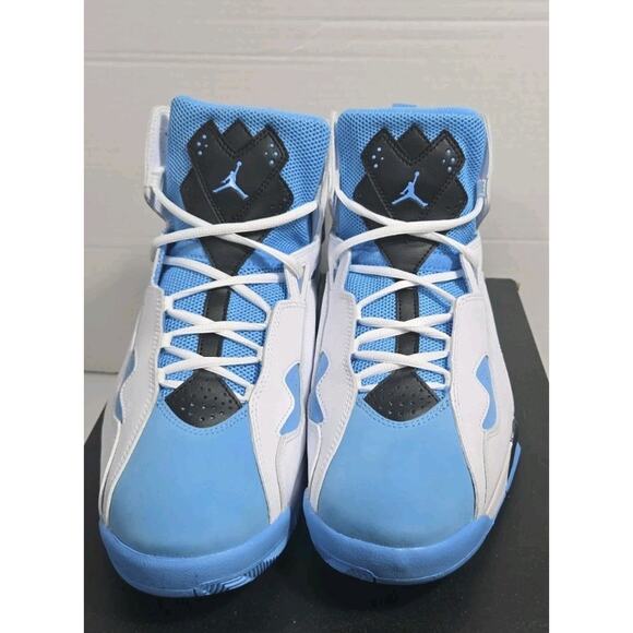 Air Jordan True Flight UNC Shoes Men’s SZ 12 US White University Blue 342964-140 main image 6